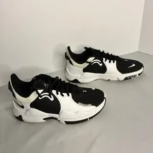 Nike Air Paul George PG 5 Team DA7758-001 Black White Basketball Shoes US 8 Nike | Shoes | Nike Air Paul George Pg 5 Team Da77580 Black  main image 4